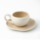 Coffee Cup and Saucer Set - 6 Pcs